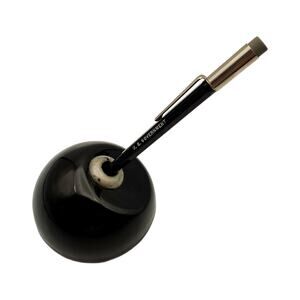 Vintage Esterbrook Desk Set No. 112 Lucite Ball Pen/Pencil Holder Made in USA